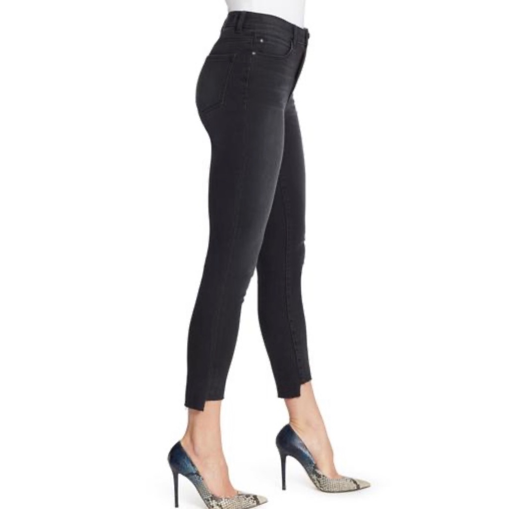 High-Rise Skinny Ankle Raw Edge Hem- Vail